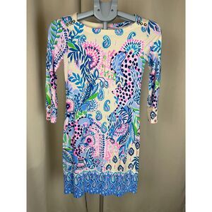 Lilly Pulitzer Multicolor Paisley Print Shift Dress – Size XXS